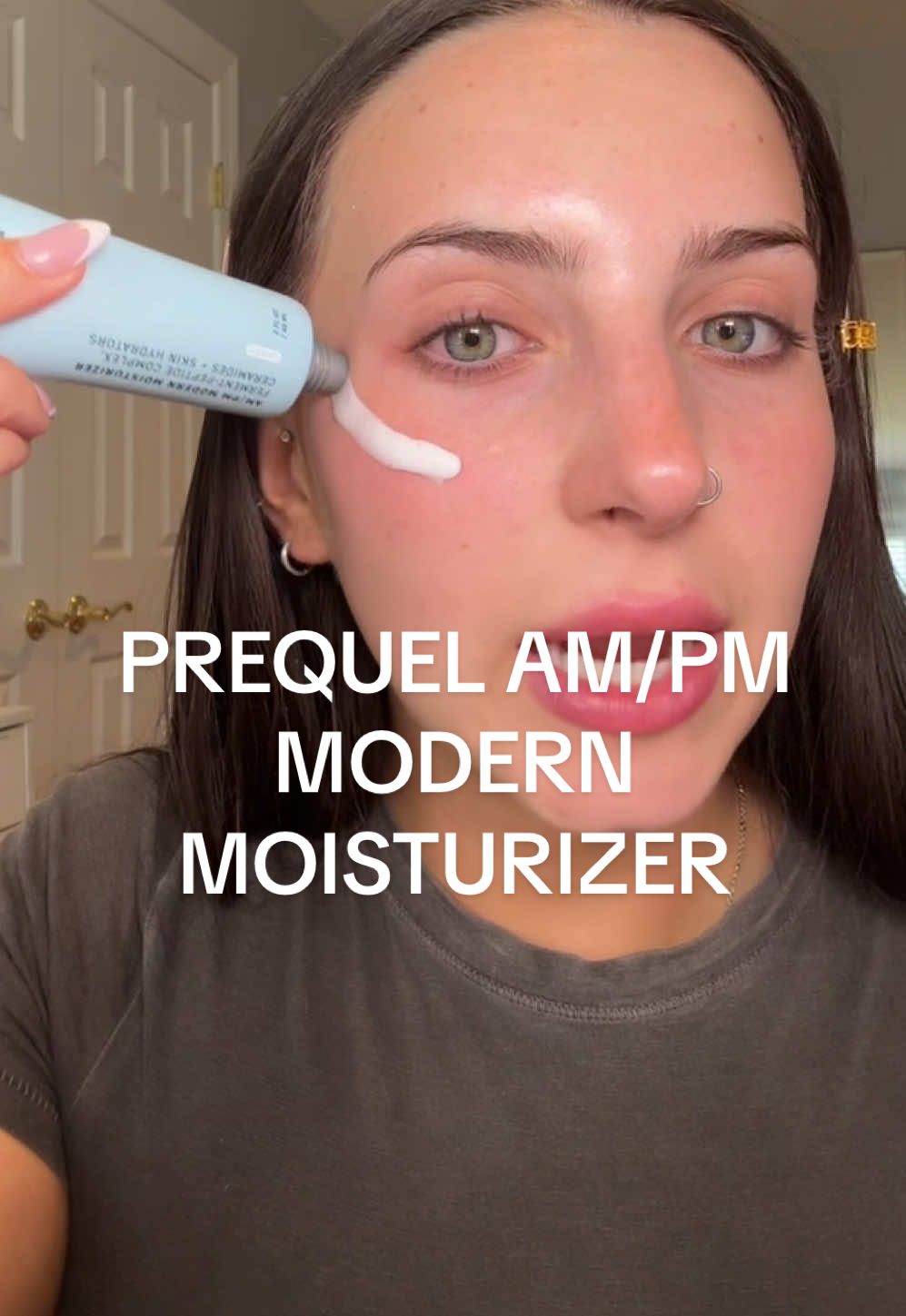 morning + night cream in one! Yall know how much I love this brand and this is a great option for people balling in a budget! ✨ ingredients to help boost moisture, target the skin barrier, and target lines Perfect texture for morning and night!! @Prequelskin  #prequelpartner #prequel #prequelskin #prequelskincare #ampmmoisturizer #ammoisturizer #pmmoisturizer #morningcream #nightcream #skincare #affordableskincare #affordablemoisturizer #tiktokshopnewarrivals #tiktokshopcreatorpicks #ttsbeautybesties #tiktokshopbacktoschool #prequelampmmoisturizer 