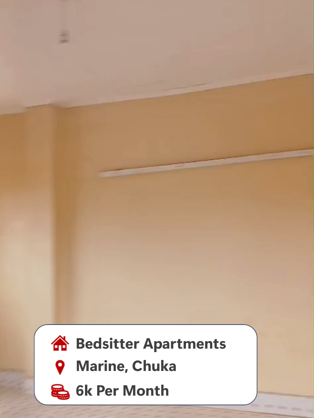 Bedsitter Apartments at Marine, Chuka for 6k Per Month  #chukauniversity #hostels #househunting #eazistey