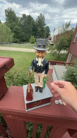 How old is this bank? #viral #piggybank #vintage 