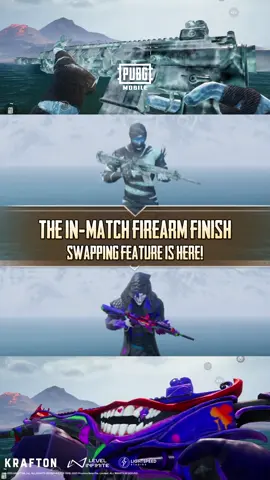 Have you ever wanted to switch the look of your firearm in the middle of battle because you suddenly realized you’re not matching the vibe? You’ll never have this problem again, as the in-match firearm finish swapping feature is now live! Assign your favorite firearm finishes to your portable closet and switch between them during your next match. What firearm finishes are you going to rock to the battleground? 📲 https://pubgmobile.live/PUBGMSETS390 #PUBGMSETS390 #PUBGMOBILE #PUBGMSETS