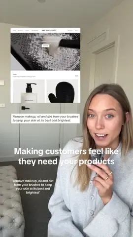 Replying to @DMV COLLECTIVE I love home pages with only a few short and sweet lines of copy, but we have to make sure they’re really impactful #ecommercebusiness #buildingabrand #launchingabrand #brandowner 