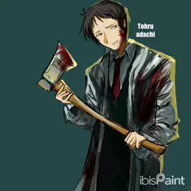 I already posted the drawing on my main but why not post it here too @vee #persona4 #persona4golden #adachi #tohruadachi #fyp 