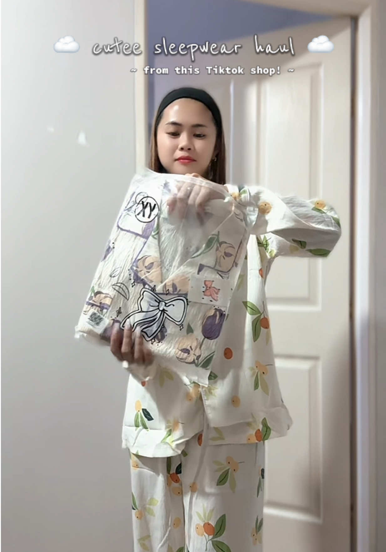 Terno Sleepwear ☁️✨ very cutesy and comfy! 😍 #sleepwear #ternosleepwear #sleepwearforwomen 