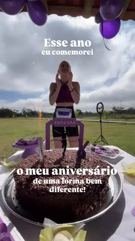 Aniversário de corrida 🏃‍♀️✨💜 #corrida #corridaderua #run 