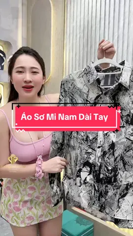 Áo Sơ Mi Nam Dài Tay #xuhuong #cohuyentaphoa 