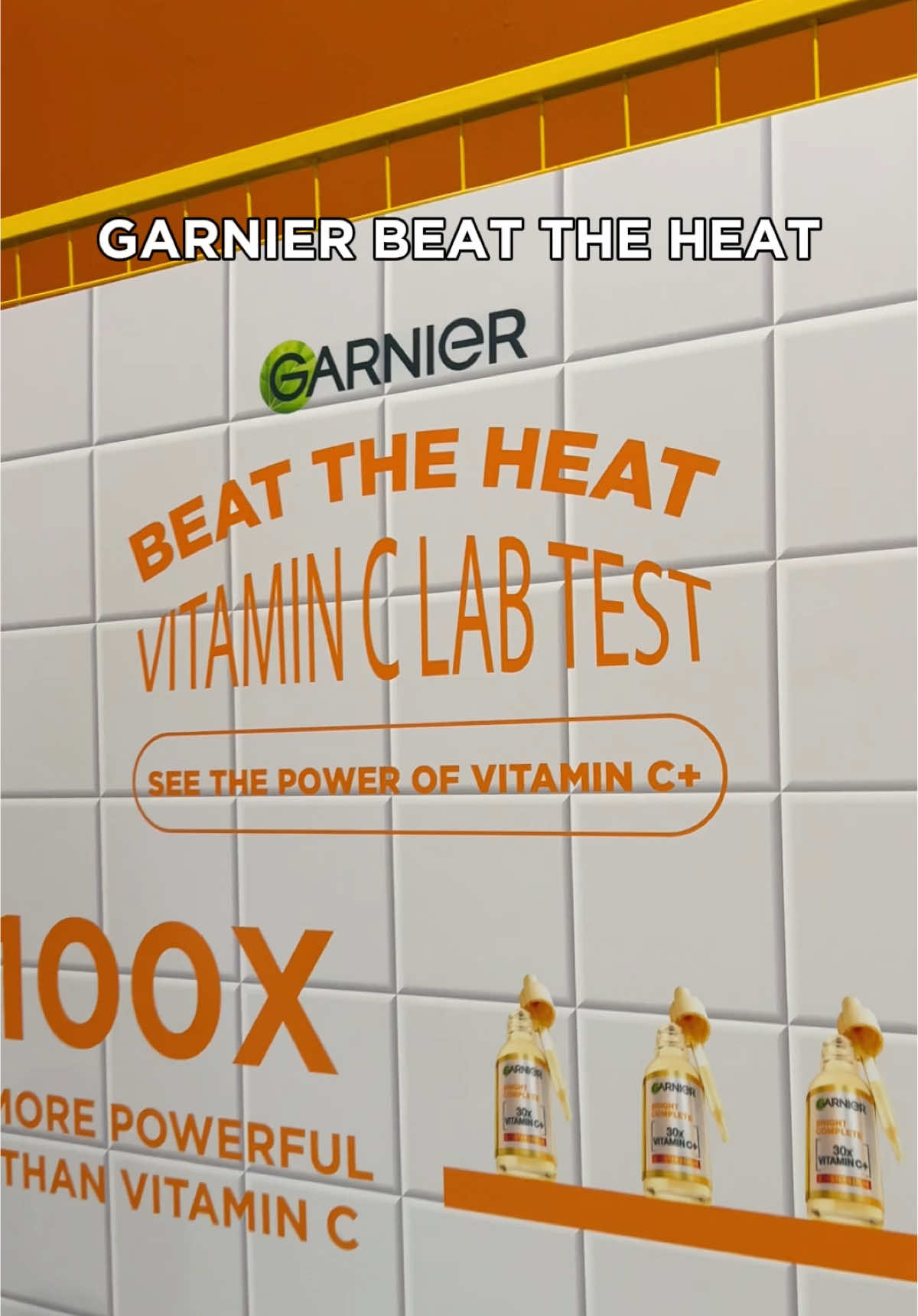 From SPF defence to Vitamin C boost 🍊✨ At Garnier SPF Active Camp, we saw how 100X Vitamin C zaps dark spots & amps up the glow! 💛 Pour ➡️ Drop ➡️ Stir ➡️ instant magic 🪄🍊 That’s the glow power of Garnier 30X Vitamin C 💥 #BilaChillBaruCool #GarnierMalaysia #GarnierMY #GarnierActiveSPFCamp  