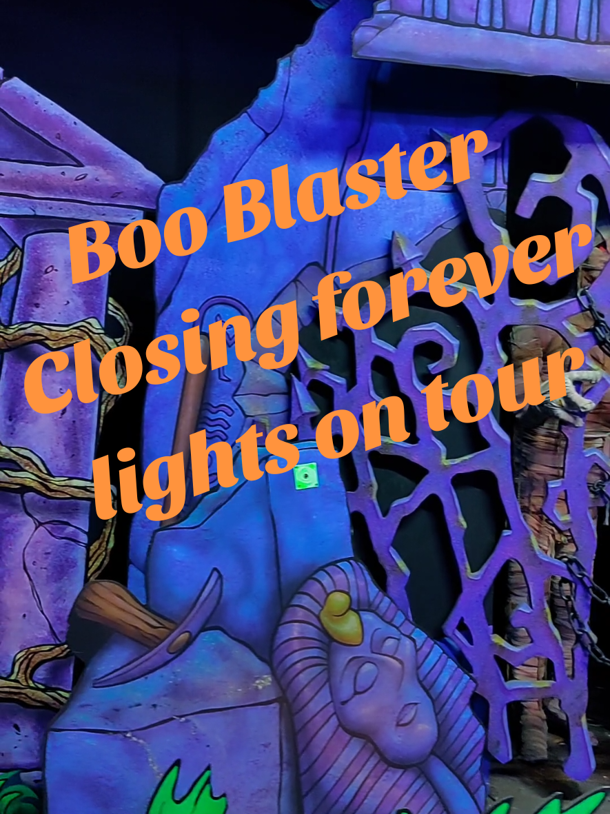 With Boo Blasters closing let's look back on it with the lights on #kingsisland #BooBlaster @Kings Island #sixflags 