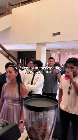 This couple swapped the open bar for a coffee bar…best idea ever?  Book us for your next event! 💻 www.thecoffeebloomdtx.com ✉️ hello@thecoffeebloomdtx.com #coffeecart #mobilecoffeecart #dfwcoffeecart #dallaswedding #coffeebar 