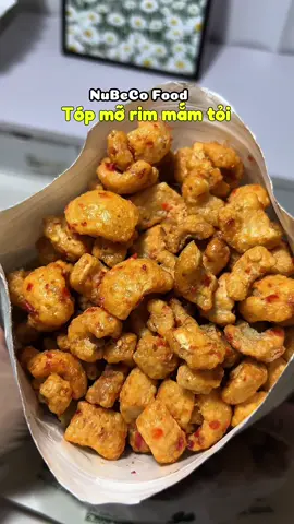 TÓP MỠ LIỀN DA RIM MẮM TỎI GIÒN #topmoliendarimmamtoi #topmorimmamtoi #topmonubeco #nubecofood #doanvat 