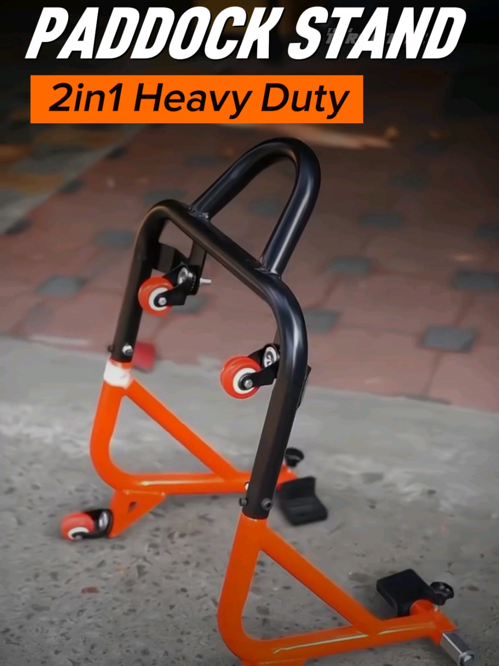 Motorcycle Racing Paddock Stand/ 2in1 Heavy Duty Bigbike Paddock Stand Universal. #universalpaddockstand #paddockstand #motorcyclepaddockstand #heavydutypaddockstand #2in1paddockstand 