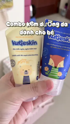 Combo kem dưỡng da dành cho bé của nhà Kutieskin #kemduongkutieskin #kemduongam #kemdiudakutieskin #tresosinh #mebimsua 