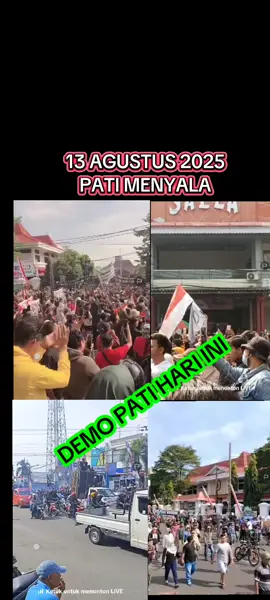 Demo warga kabupaten Pati 13 Agustus #kabupaten #pati #jateng #sudewo 