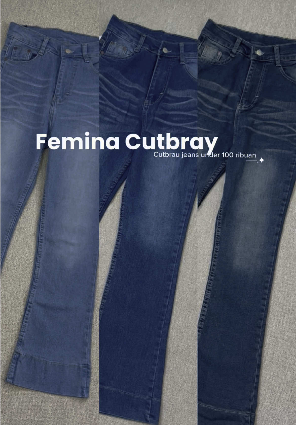 Kokk bisaa cutbray sebagus ini under 100 ribuann😭😭🫵🏻🫶🏻#cutbrayjeans #feminajeans 