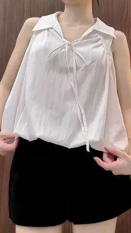 Áo kiểu dáng bồng sát nách#aokieunu #aokieuxinh #aokieuhottrend #xuhuong 