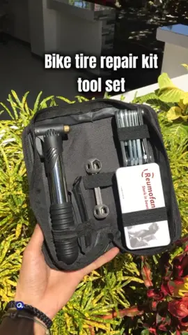 Bike tire repair kit tool set  #bikeframebag  #framebag #allinoneframebag #toolset #siklistangtiktoker 
