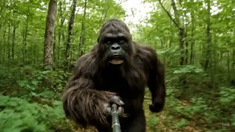 Tell the cops not to shoot #bigfoot #bigfootvlogs #funny_video #cop 