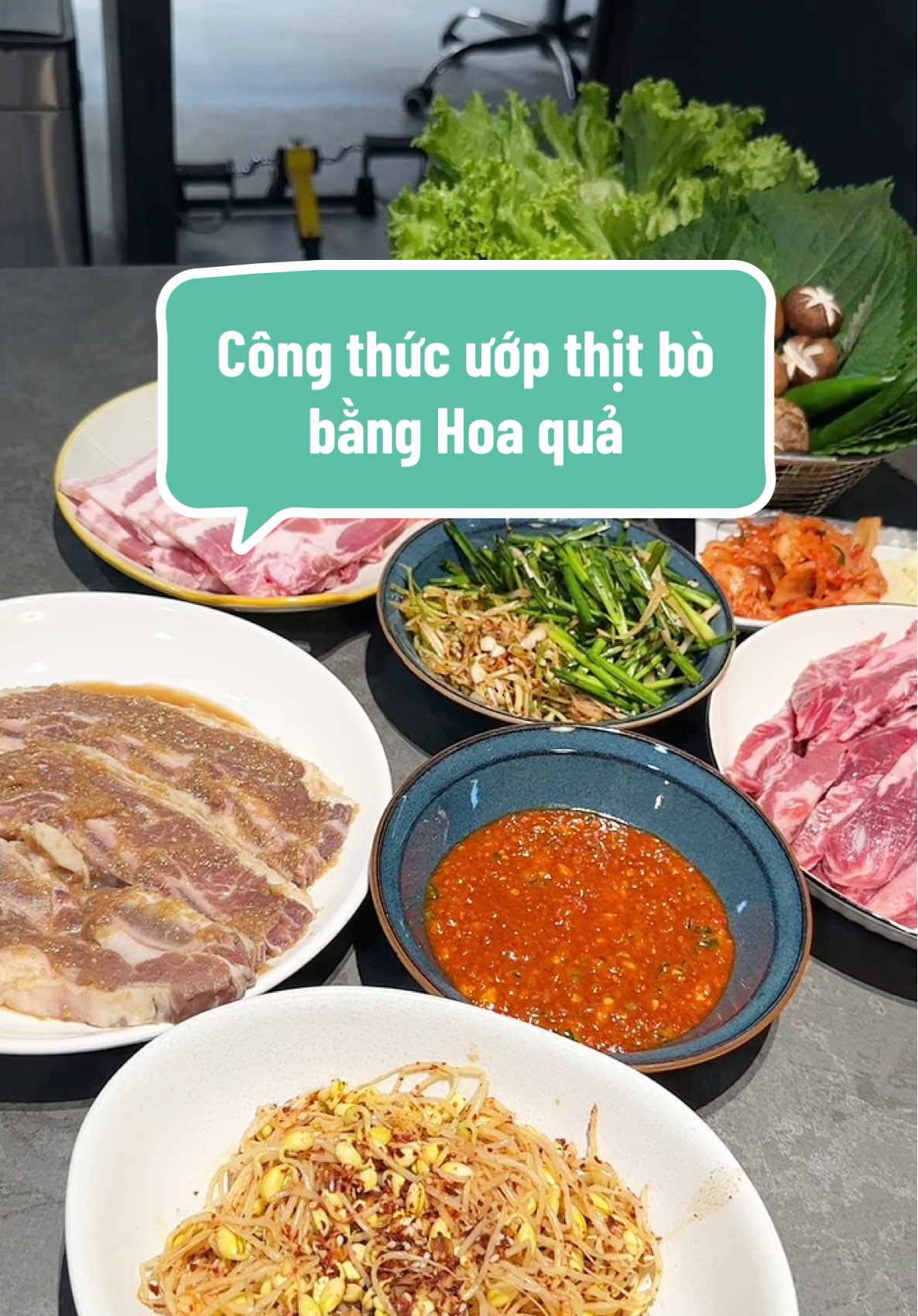 Lùng sục thì giờ mình đã tìm ra công thức ướp thịt bò nướng bằng hoa quả ngon lắm các bác ạ #taydayroi #vtmgr 