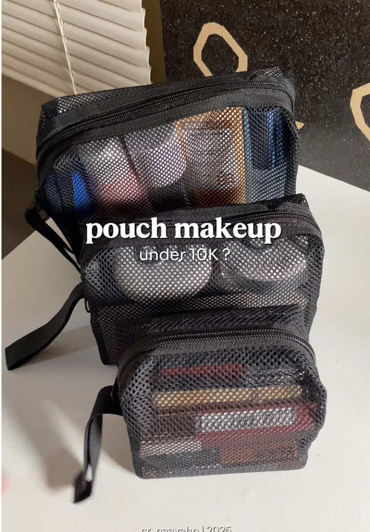 dibawa travelling ga makan tempat! 😋 #pouch #pouchmakeup #makeupstorage #pouchmurah #makeuppouch 