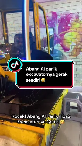 Abang Al panik excavatornya gerak sendiri 🤣🤣 #familytime #FamilyVlog #fyp #fyppppppppppppppppppppppp 