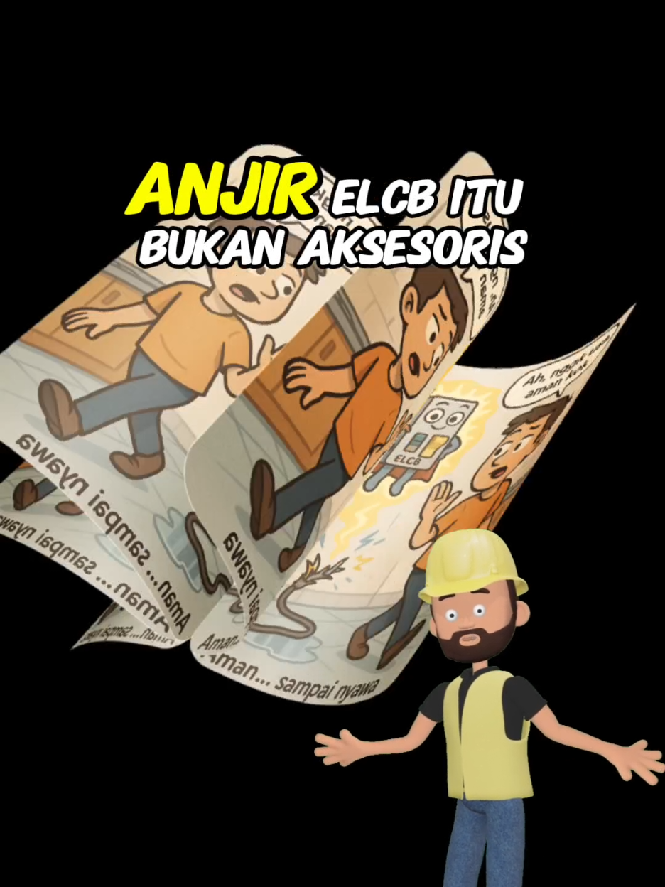 ELCB #MCBMeteran #KelistrikanRumah #PanelListrik #SaklarKontrol #WiringDiagram 