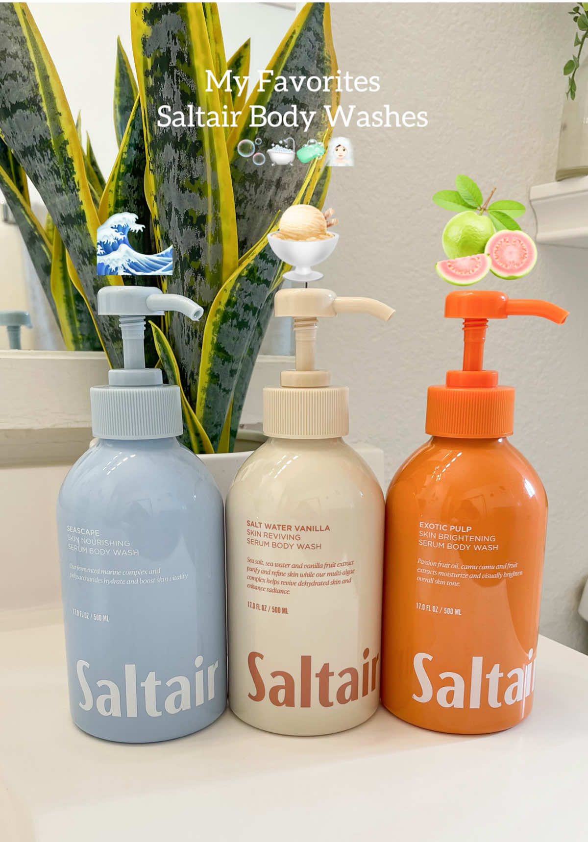 My favorites body washes from @Saltair Body 🫧🛁🧼🧖🏻‍♀️✨  #saltair#saltairbody#bodywash#bodycareroutine#bodycare