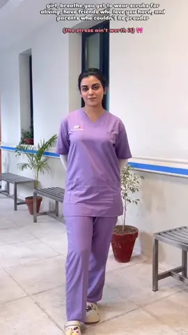 When comfort meets style 👩‍⚕️✨ #MedfitScrubs #ShiftReady #WorkInStyle#trending #explore 