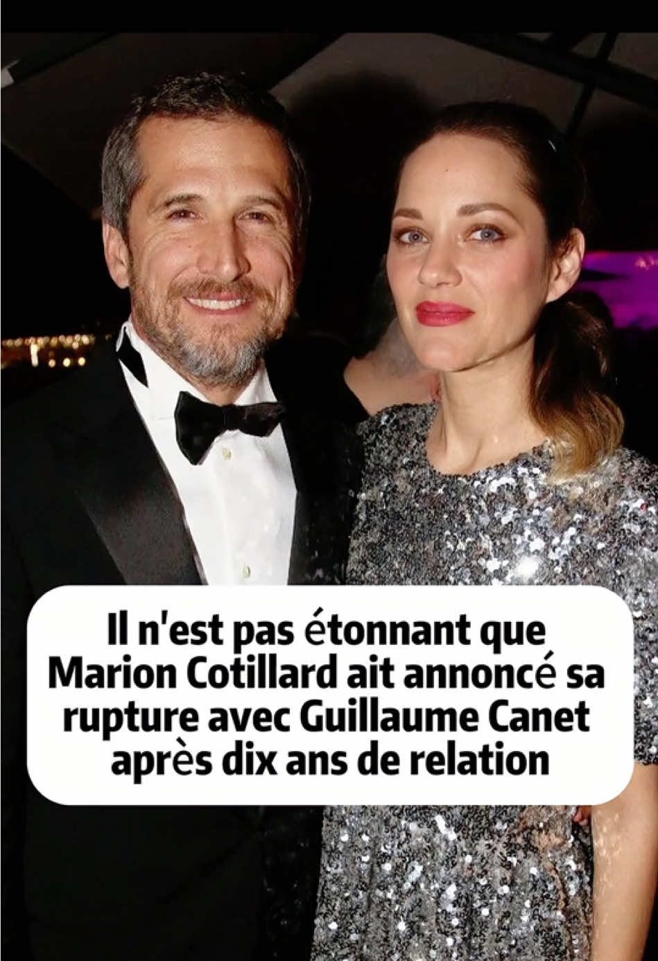 Il n'est pas étonnant que Marion Cotillard ait annoncé sa rupture avec Guillaume Canet après dix ans de relation #france #celebrity #star #foryour #entertainment 