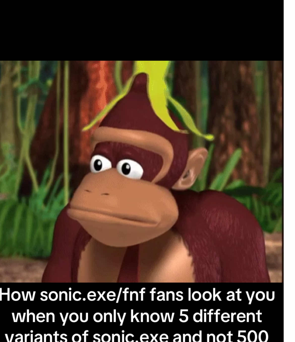 WHY DID TIKTOK LIMIT THE HASHTAGS??? #sonicexe #donkeykong #blusterkong #funkykong #fnf  