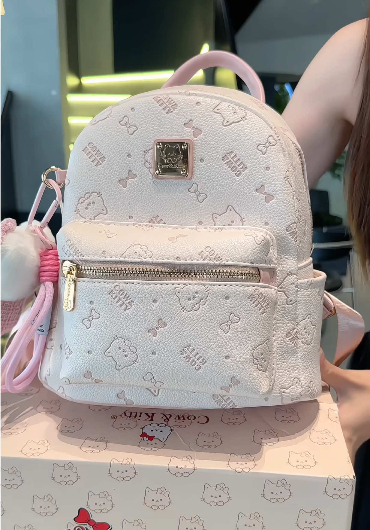 Cow&Kitty- Ba Lô nữ cao cấp,  Dễ Thương, balo mini borry Rosa #memonbo #balo #borryrosa #balokitty #balomini 