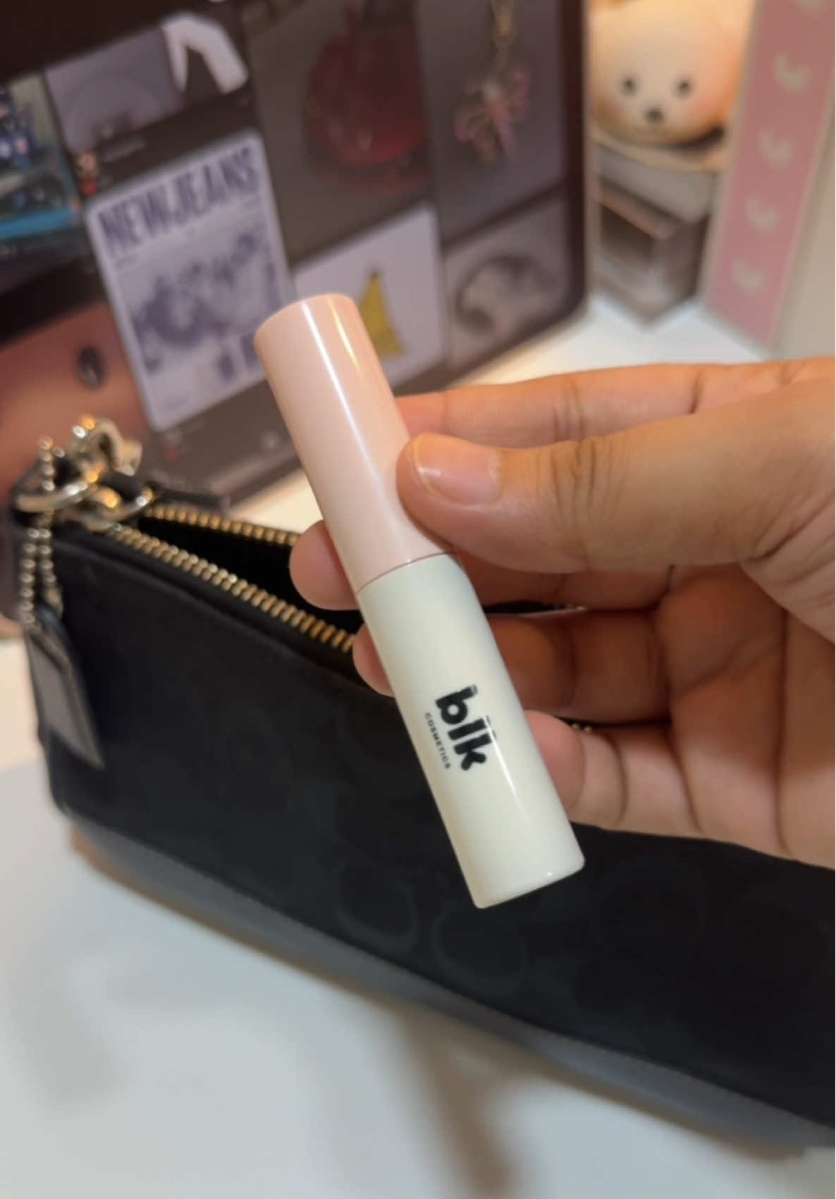 BLK COSMETICS (mini false lash waterproof mascara) ✨💄 @blk cosmetics  #blkcosmetics #mascara #makeup #foryouu #blkxrei 