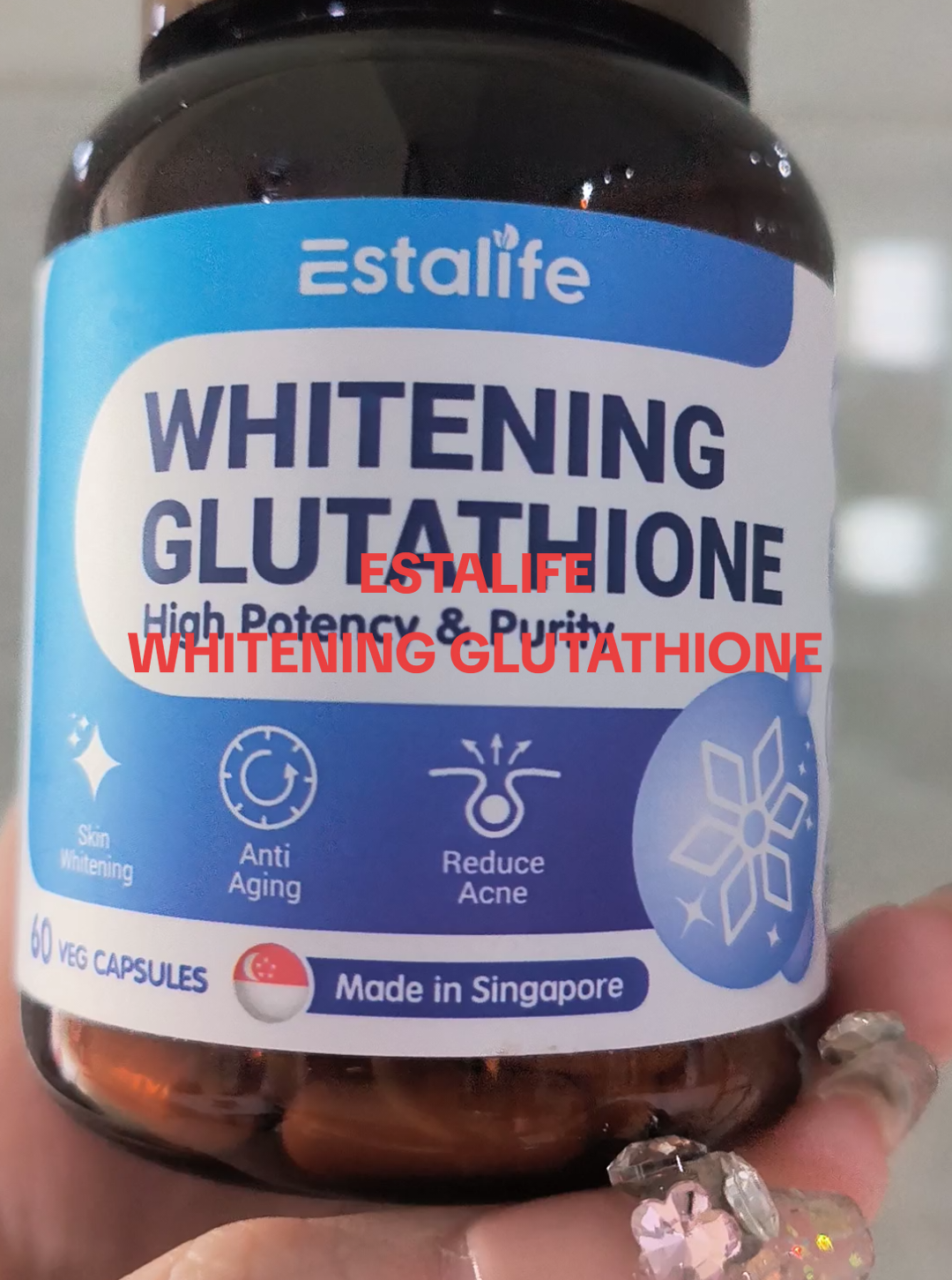 Estalife whitening glutathione. reduce acne,anti aging,skin whitening.#estalife #skinwhitening #tiktokshop #fyp #foryoupage @estalifeofficial 