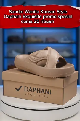 Sandal Wanita Daphani Exquisite Korean Style Nyaman, Anti Slip, dan kekinian #sandaldaphani  #sandalwanita   #koreanstyle   #sandalantislip  #sandalnyaman 