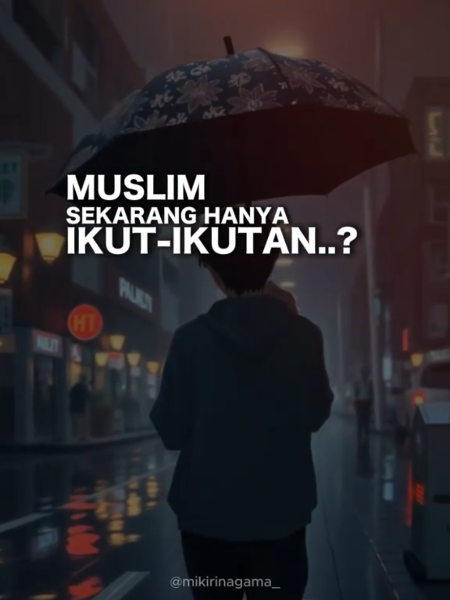 Gimana kalau ternyata?  kalian yg muslim sebenarnya belum muslim?  .  .  .  .  .  #kritis #logika #tuhan #muslim #filsafat 