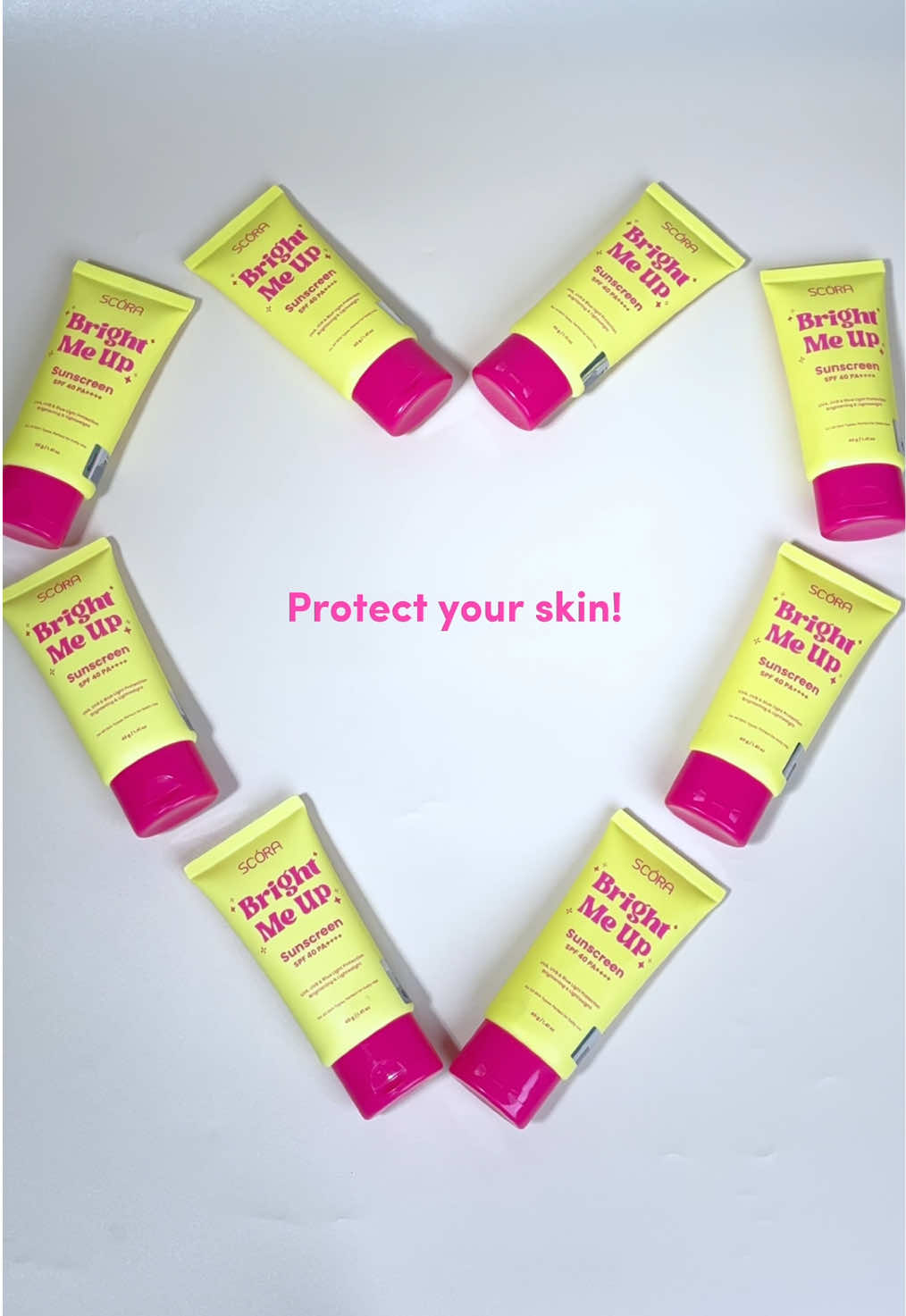 Dari UVA sampai UVB, Sunscreen SCORA siap lindungin kamu setiap hari! 💕 #scora #yourglowupbestie 