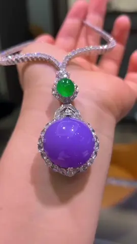 💜 Mặt dây chuyền ngọc cẩm thạch Myanmar tím – sang trọng, quý phái, thu hút tài lộc & bình an #ngoccamthach #phithuymyanmar #xuhuong #ngoctunhien #phongthuy 