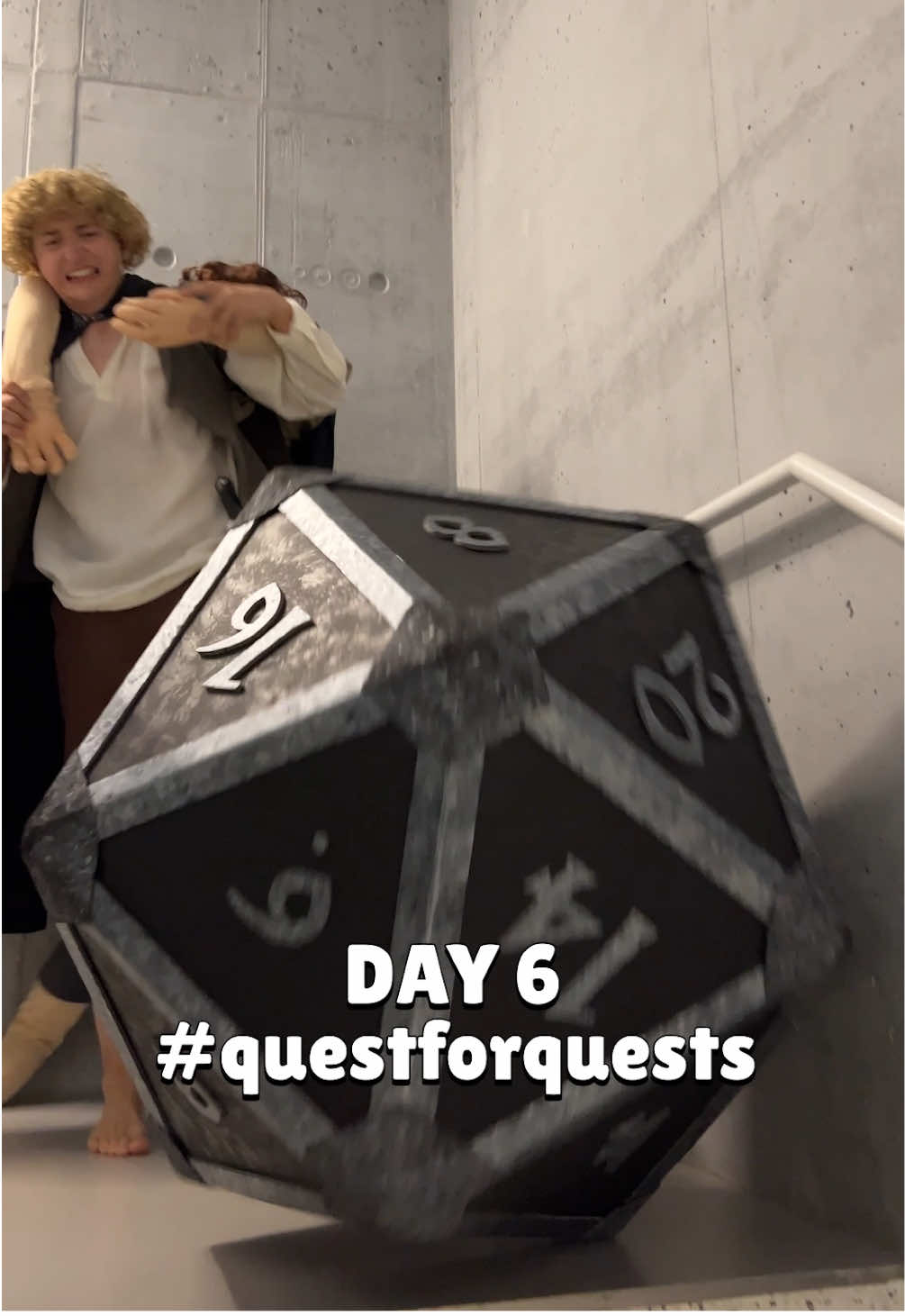 The D20 was thrown, and everyone got 1.... LEGENDARY STARR DROP! 🌟 #QuestforQuests