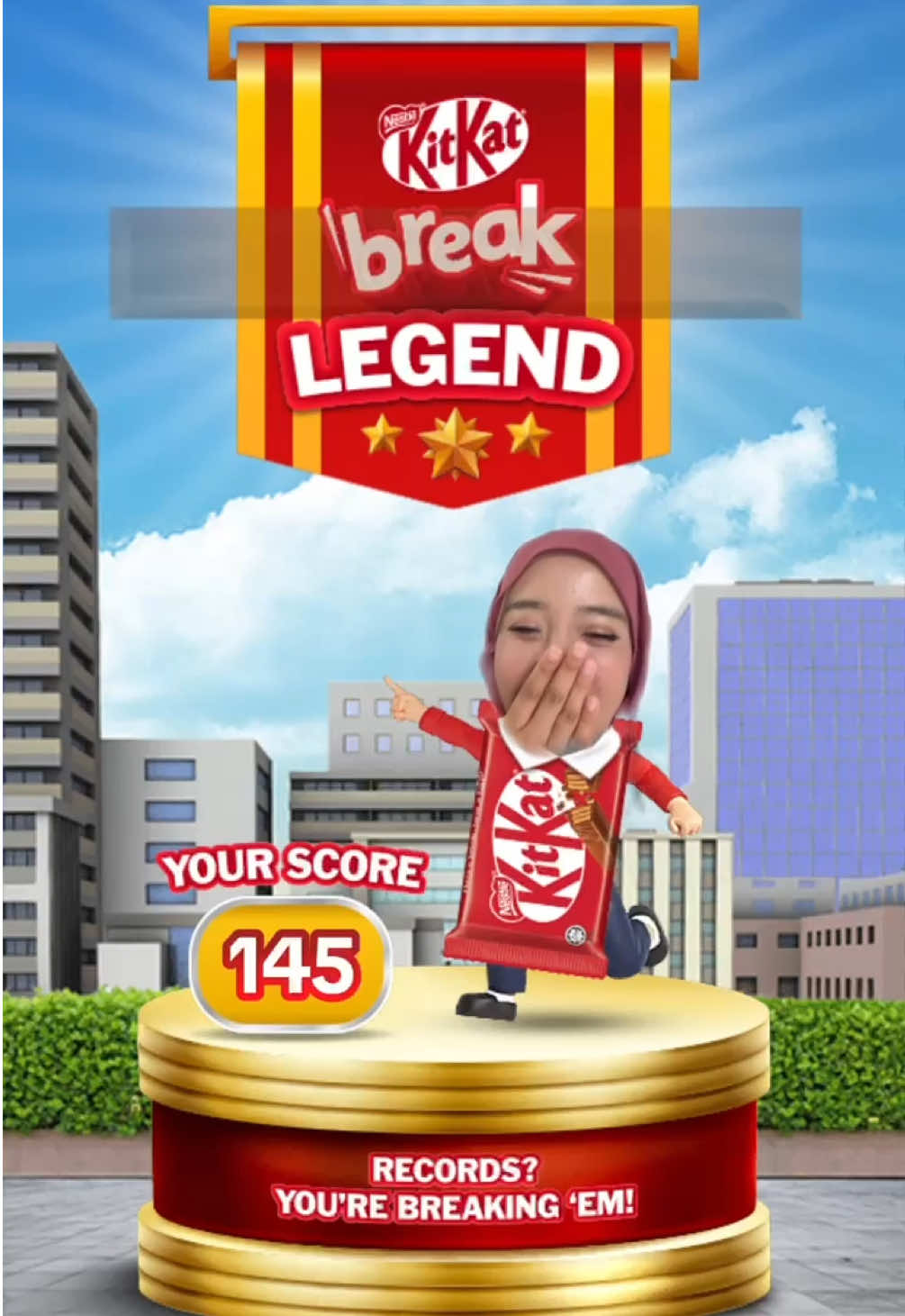 #KitKatBreakLegend  Kena sidai? No problem. Just me and my KitKat break 🍫💕 @KitKat® Malaysia Official  #KenaSidai #TakeABreak #KitKatMood #KitKatBreakLegend#HaveABreakHaveAKitKatt