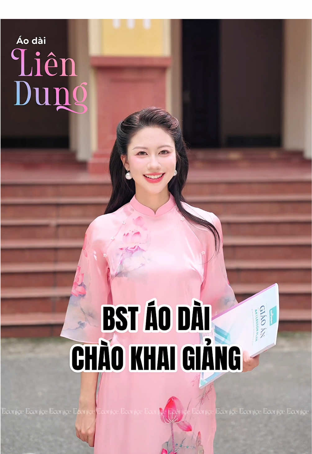 Áo dài Liên Dung - BST chào khai giảng 2025 #aodai #giaovien #congchuc #econice 