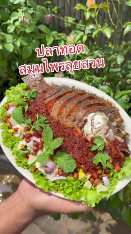 เคล็ดลับการทำ ปลาทอดสมุนไพรลุยสวน ทำง่ายอร่อยมาก หรือเรียกอีกชื่อว่าเมนูปลาสามอย่าง ไม่ใช่ไก่สามอย่างเด้อ 😂 ##ห้องครัวtiktok##Tiktokพากิน##tiktokuni##กะปอม##เชฟกะปอม