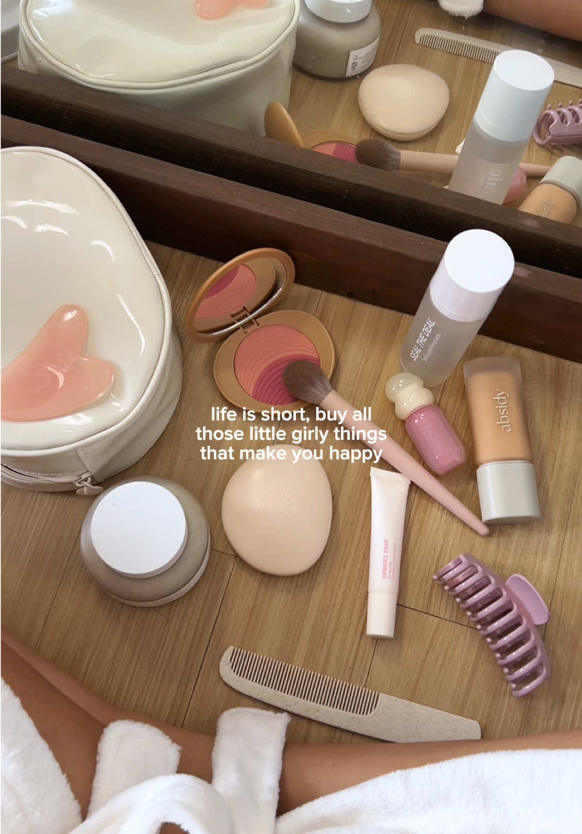 life is too short not to 😚 #justgirlythings #imjustagirl #relatable #girlythings #girlyaesthetic #makeup #skincare #SelfCare #pinterest #softgirl #itgirl #aesthetic #softgirlaesthetic #fyp 