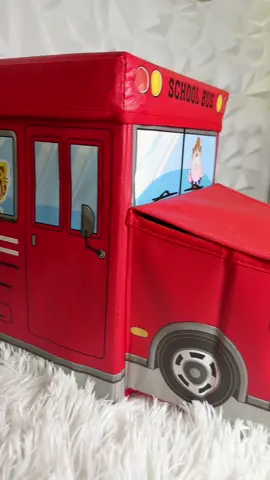 Kids Storage box chair ( Bus Design) Sobrang cute Neto sa actual at spacious pa perfect lagyan ng clothes,toys or snacks 🤩✨ #storageboxforkids #storagebus #kidsstorage #giftideas #foldableboxstorageforkids 