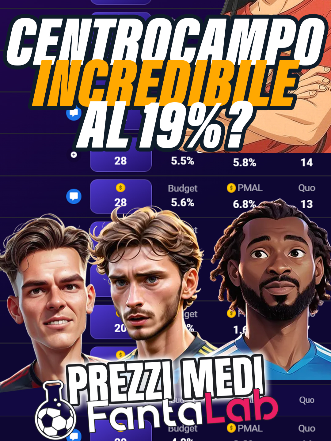 Ho speso il 19% del budget per il centrocampo... e sto per vincere il Fantacalcio! 🏆💰 #Fantacalcio #TOP11 #Centrocampo #Vincere Ahoy, ciurma! 🏴‍☠️ Il vostro Capitano ha una strategia segreta che vi farà diventare i re del Fantacalcio! Tutti pensano che per avere un centrocampo stellare serva un tesoro... ma io vi mostro che bastano solo 19 dobloni per sbaragliare tutti! In questo video vi svelo i nomi dei giocatori che, con una spesa minima, possono portare bonus inaspettati e rendimento da top player. Scoprite come ottimizzare il budget e costruire un centrocampo solido e vincente senza sacrificare il resto della vostra rosa. Non fatevi ingannare dalle sirene che vi dicono di spendere tutto! La vera forza di un pirata sta nell'astuzia. ⚔️ Seguitemi per non perdervi altri trucchi del Capitano! #Fantacalcio #Fanta #FantaConsigli #FantacalcioTips #ConsigliFantacalcio #Fantacalcio2024 #FantaAllenatore #Calcio #SerieA #Fantalab #TOP11 #CentrocampoFantacalcio #AstaFantacalcio #Football #Soccer #StrategieFantacalcio #PirataDelFantacalcio
