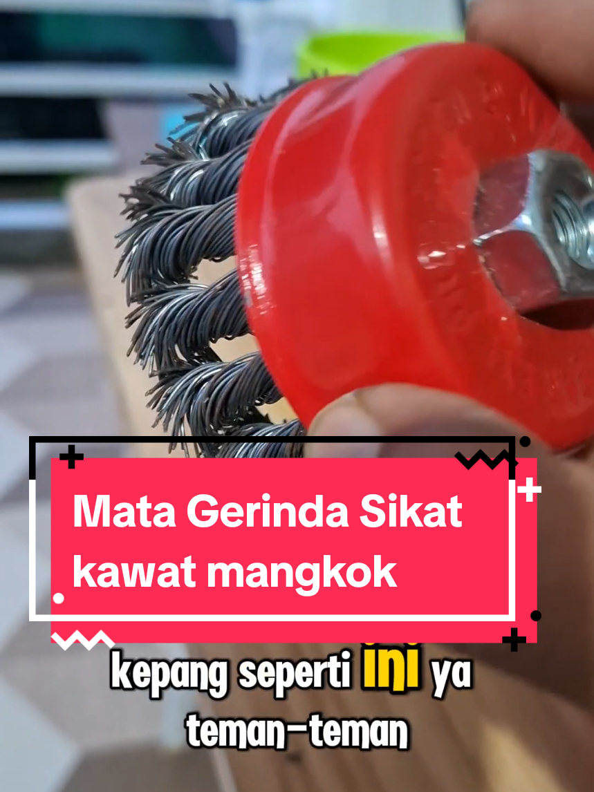 Mata Gerinda Sikat Kawat Mangkok #sikatkawat #matagerinda #sikatkawatmangkok 