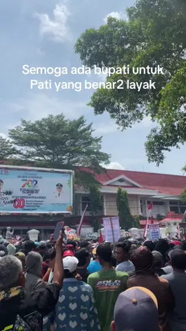 Semoga kedepan Pati lebih baik dengan pemimpin yang baik. #alunalunpati #demo #pajak #sudewo #pati 
