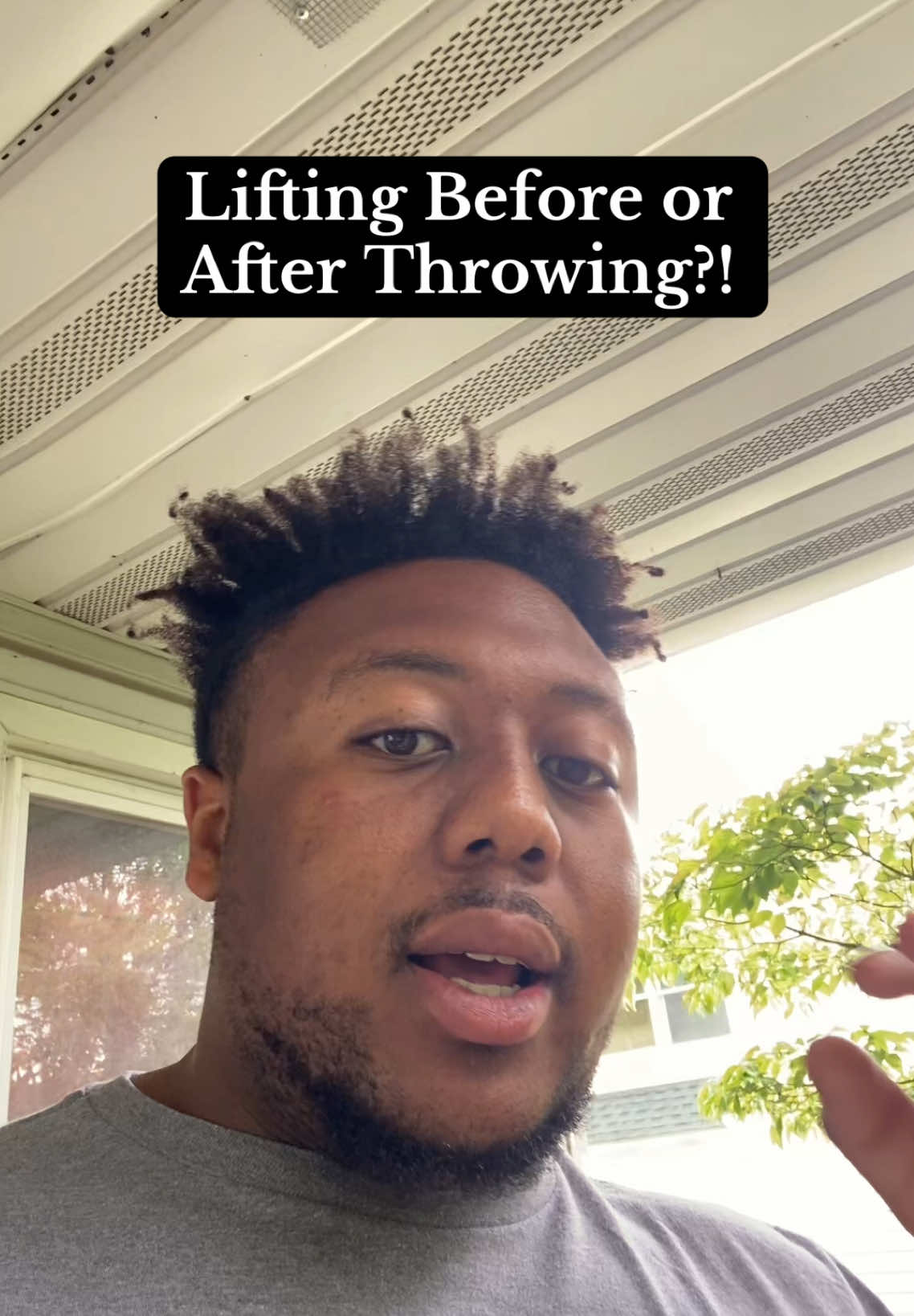 Replying to @YoungI$aac throwing should always be the priority. Work lifting around that in my opinion.  #TalkToEm🗣️ #shotput #discus #bigtthrows #trackandfield 