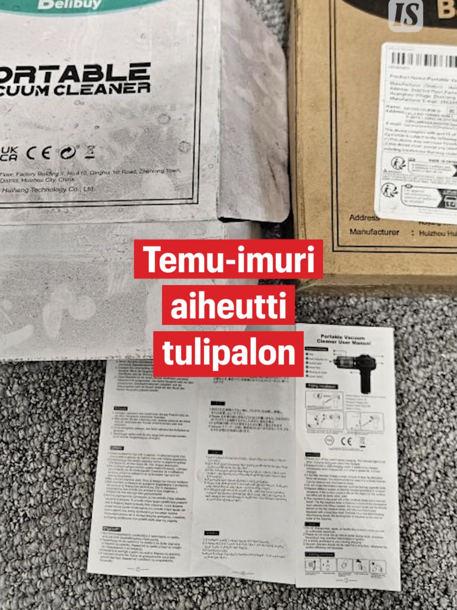 Temusta ostettu pölynimuri aiheutti tulipalon ensimmäisellä latauskerralla. Palo tuhosi asukkaan irtaimiston, mutta kotivakuutuksen puuttuessa hän ei saanut korvauksia. Toimittaja: Veera Aitto-oja #temu #vakuutus #onnettomuudet #iltasanomat #uutiset