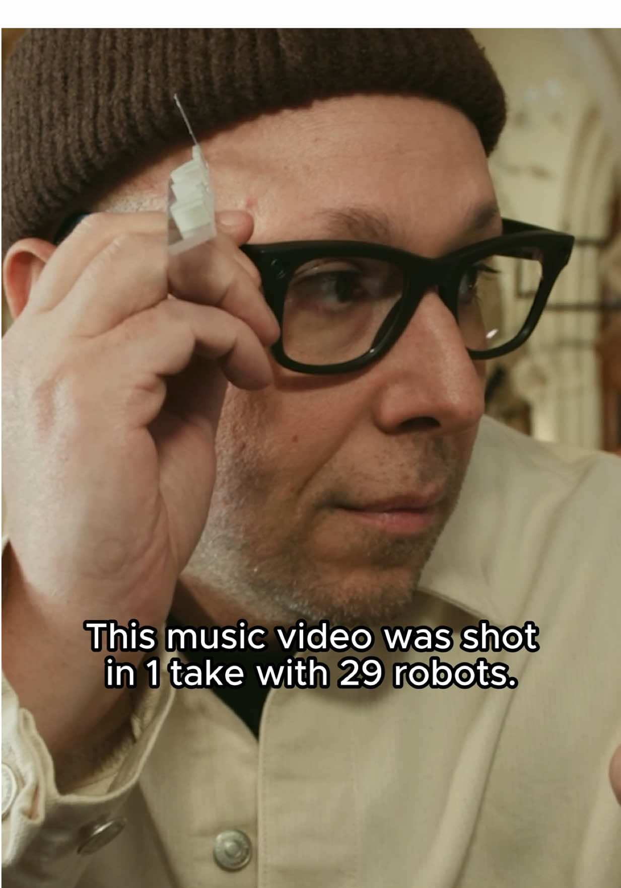 This is Love—the only song there’s ever been and the most technically ambitious OK Go music video to date. Shot in a (nearly) subfreezing Hungarian train station, the operation relied on the meticulous choreography of 29 robots and the incredible expertise of over 60 brilliant minds. (Among them, of course, were co-directors Damian Kulash, Aaron Duffy, and Miguel Espada.) But the thing we’re most proud of here isn’t technical achievement—it’s feeling. This song is among the most sincere we’ve ever written, so the challenge was to deliver all our trademark visual spectacle while *also* tugging a heartstring or two. We aimed for more than mirror trickery and Kodachrome; we were after something resonant, multiplex, ever-expansive. Something like love itself. So, this video is about connection—the universes it contains and unfurls. But as it turns out, we’d use math and several metric tons of machinery to get there, putting robots in service of a distinctly human phenomenon. We will say: they were a pleasure to work with. Never missed a cue. Never flubbed a take. We hope you enjoy. - #OKGo #MusicVideoBTS #Robotics #RobotsofTikTok #Mirrorball  