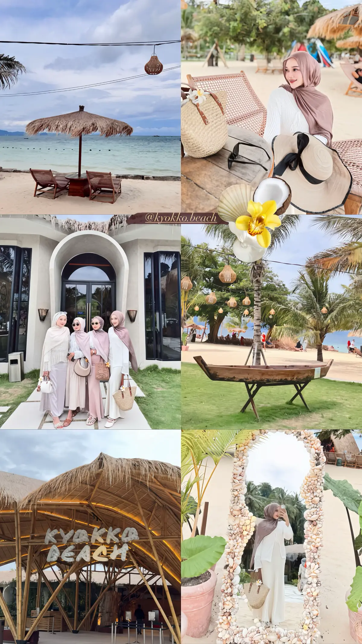 🐚🏝️✨🥥☀️🌊 #beach #kyokkobeach #girl #beachclub 