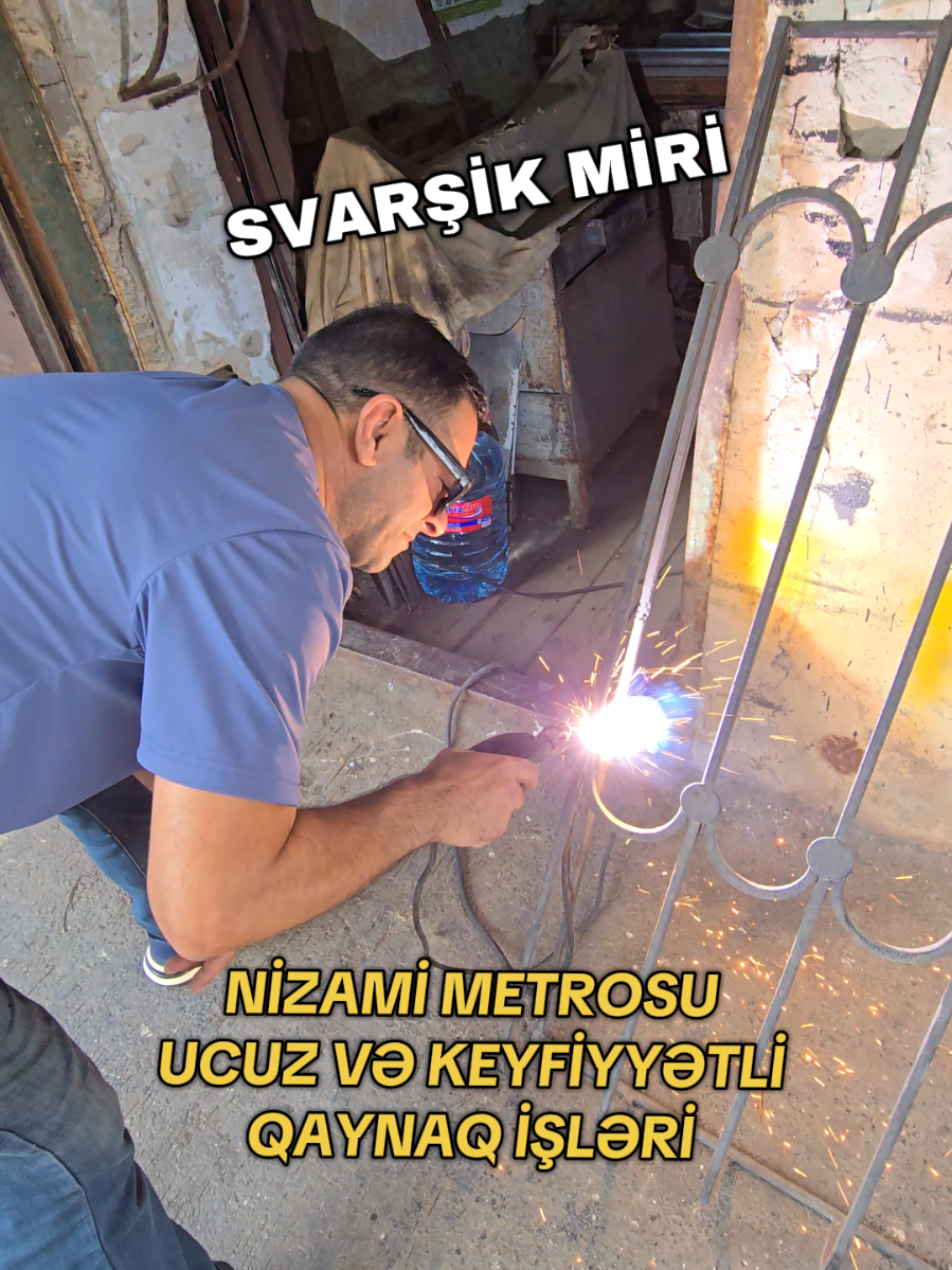 Əlaqə nömrəsi profil səhifəsində #svarka #svarsik #qaynaq #nizamimetro🇦🇿 