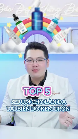 Top 5 Serum cho da tai biến Corticoid #bacdatkhongbeo #bacdattrinam #trinam #kemtron #xh 